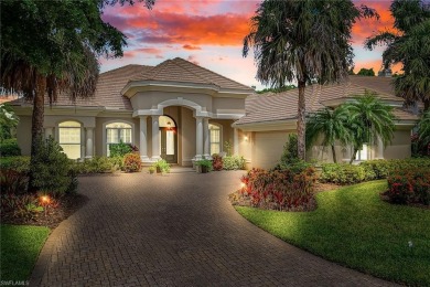 This pristine Mediterranean-style residence, custom-built by on Verandah Golf Course and Club in Florida - for sale on GolfHomes.com, golf home, golf lot