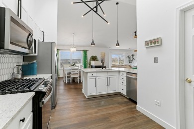 Stunning, move-in-ready home with vaulted ceilings is on The Links at Carillon in Illinois - for sale on GolfHomes.com, golf home, golf lot