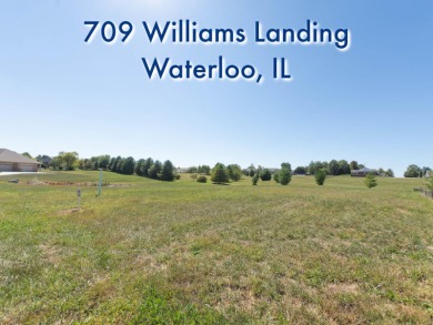 Fantastic flat lot ready to build on nearly 1/2 an acre in the on Waterloo Country Club in Illinois - for sale on GolfHomes.com, golf home, golf lot