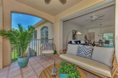 Refined elegance in Gondola Park. This second-floor residence on Capri Isle Golf Club in Florida - for sale on GolfHomes.com, golf home, golf lot