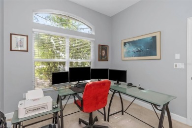 Welcome to this bright and inviting 5-bedroom, 3-bath, and 3-car on Hunters Green Country Club in Florida - for sale on GolfHomes.com, golf home, golf lot