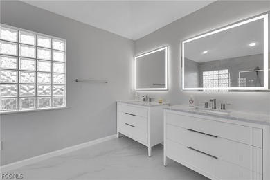 Beautifully remodeled pool home with stunning lake and golf on Burnt Store Golf Club in Florida - for sale on GolfHomes.com, golf home, golf lot