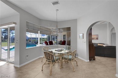 Beautifully remodeled pool home with stunning lake and golf on Burnt Store Golf Club in Florida - for sale on GolfHomes.com, golf home, golf lot