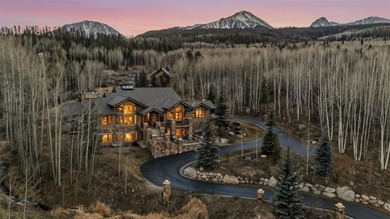 2140 Hunters Knob Road blends timeless masonry, elegant finishes on Raven Golf Club At Three Peaks in Colorado - for sale on GolfHomes.com, golf home, golf lot