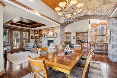 2140 Hunters Knob Road blends timeless masonry, elegant finishes on Raven Golf Club At Three Peaks in Colorado - for sale on GolfHomes.com, golf home, golf lot