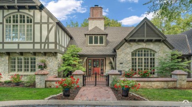 Welcome to this remarkable Tudor-style home situated on just on Alvamar Country Club in Kansas - for sale on GolfHomes.com, golf home, golf lot
