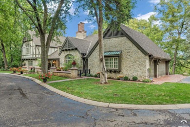 Welcome to this remarkable Tudor-style home situated on just on Alvamar Country Club in Kansas - for sale on GolfHomes.com, golf home, golf lot