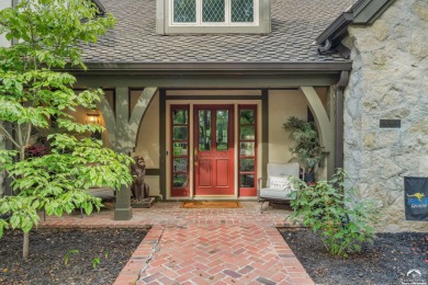 Welcome to this remarkable Tudor-style home situated on just on Alvamar Country Club in Kansas - for sale on GolfHomes.com, golf home, golf lot