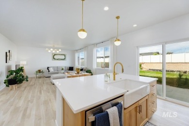 Built in 2023 and meticulously maintained by one owner, this on Hunters Point Golf Club in Idaho - for sale on GolfHomes.com, golf home, golf lot