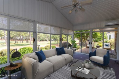 This charming, all-brick, single-level golf-front home is on Longleaf Golf and Country Club in North Carolina - for sale on GolfHomes.com, golf home, golf lot