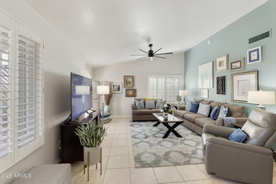 This one feels like a getaway you get to live in. Bright open on Palo Verde Golf and Country Club in Arizona - for sale on GolfHomes.com, golf home, golf lot