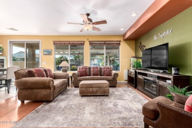 Situated on a fully enclosed corner lot, this beautifully on Poston Butte Golf Club in Arizona - for sale on GolfHomes.com, golf home, golf lot