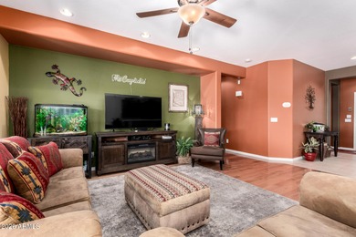 Situated on a fully enclosed corner lot, this beautifully on Poston Butte Golf Club in Arizona - for sale on GolfHomes.com, golf home, golf lot