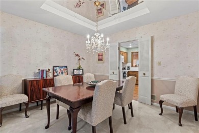 Welcome to this inviting ranch-style, single-level townhome with on Leawood South Country Club in Kansas - for sale on GolfHomes.com, golf home, golf lot