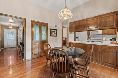 Welcome to this inviting ranch-style, single-level townhome with on Leawood South Country Club in Kansas - for sale on GolfHomes.com, golf home, golf lot