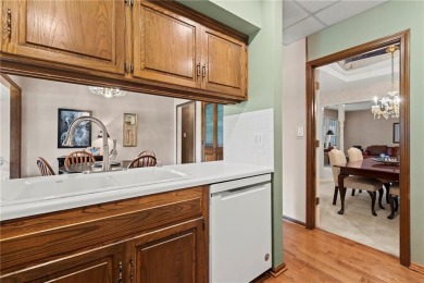 Welcome to this inviting ranch-style, single-level townhome with on Leawood South Country Club in Kansas - for sale on GolfHomes.com, golf home, golf lot