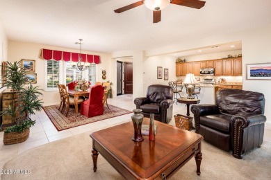 This picturesque 2-bedroom, 2-bathroom + large den residence on Corte Bella Golf Club in Arizona - for sale on GolfHomes.com, golf home, golf lot