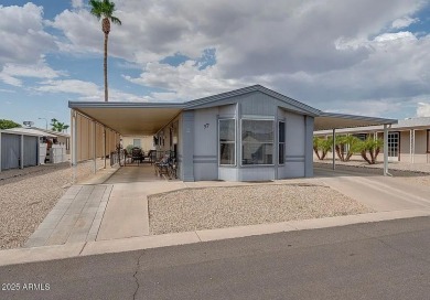 Welcome home to lively resort-style living at La Casa Blanca, a on Apache Creek Golf Club in Arizona - for sale on GolfHomes.com, golf home, golf lot