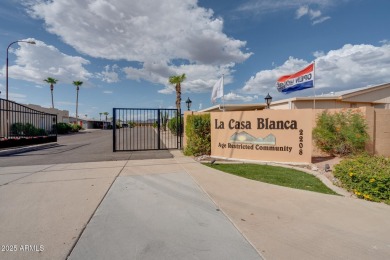 Welcome home to lively resort-style living at La Casa Blanca, a on Apache Creek Golf Club in Arizona - for sale on GolfHomes.com, golf home, golf lot