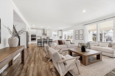 Built in 2024 and offering ~3,500 square feet of living space on Chatham Hills Golf Course in Indiana - for sale on GolfHomes.com, golf home, golf lot