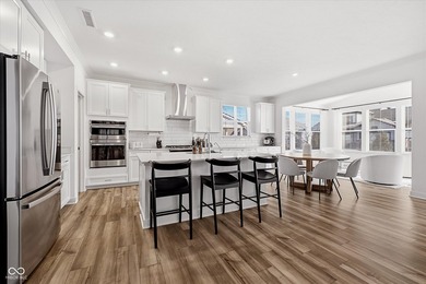 Built in 2024 and offering ~3,500 square feet of living space on Chatham Hills Golf Course in Indiana - for sale on GolfHomes.com, golf home, golf lot