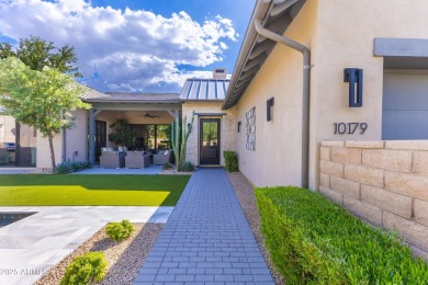 Modern farmhouse charm meets functional luxury in this on Sanctuary Golf Course At WestWorld in Arizona - for sale on GolfHomes.com, golf home, golf lot
