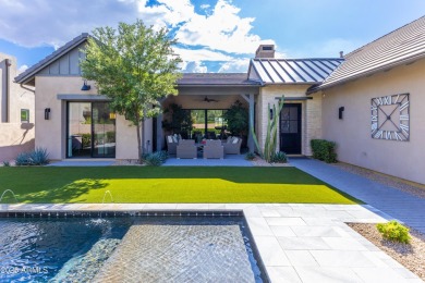 Modern farmhouse charm meets functional luxury in this on Sanctuary Golf Course At WestWorld in Arizona - for sale on GolfHomes.com, golf home, golf lot