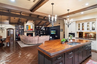 Santa Barbarian mission-style masonry home built with character on Camelback Golf Club in Arizona - for sale on GolfHomes.com, golf home, golf lot