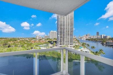 Amazing waterfront living awaits you in the heart of Aventura on Turnberry Isle Resort and Club in Florida - for sale on GolfHomes.com, golf home, golf lot