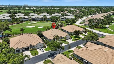 This 2-bedroom plus den villa offers sweeping golf course views on Estero Country Club in Florida - for sale on GolfHomes.com, golf home, golf lot