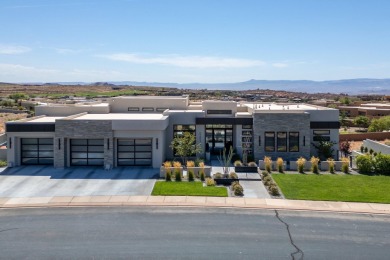 Entering through the striking metal-glass front door into a on The Ledges Golf Club in Utah - for sale on GolfHomes.com, golf home, golf lot