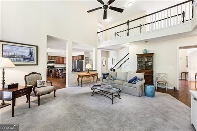 This beautiful home located on a cul-de-sac backs up to a on Windermere Golf Club in Georgia - for sale on GolfHomes.com, golf home, golf lot