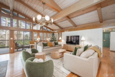 Located in Golf Club Estates, this modern residence, masterfully on The Country Club of Sapphire Valley in North Carolina - for sale on GolfHomes.com, golf home, golf lot