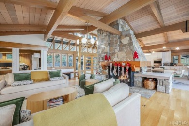 Located in Golf Club Estates, this modern residence, masterfully on The Country Club of Sapphire Valley in North Carolina - for sale on GolfHomes.com, golf home, golf lot