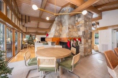 Located in Golf Club Estates, this modern residence, masterfully on The Country Club of Sapphire Valley in North Carolina - for sale on GolfHomes.com, golf home, golf lot