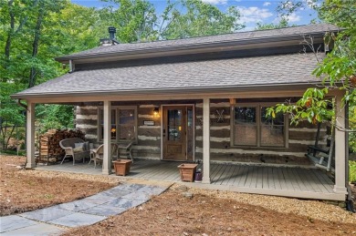 Oh my goodness! This home is an actual cabin and is amazing on Big Canoe Golf Club - Cherokee in Georgia - for sale on GolfHomes.com, golf home, golf lot