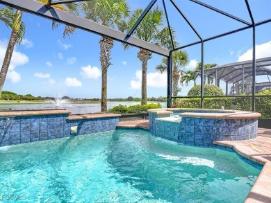 Exquisite Lake & Golf Course Estate in Porto Romano at Miromar on Miromar Lakes Golf Club in Florida - for sale on GolfHomes.com, golf home, golf lot