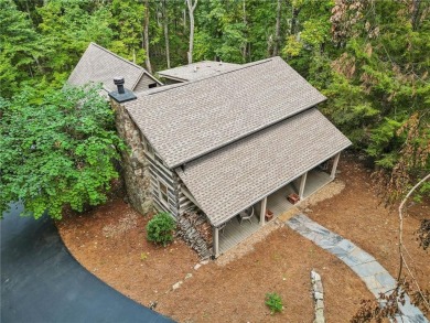 Oh my goodness! This home is an actual cabin and is amazing on Big Canoe Golf Club - Cherokee in Georgia - for sale on GolfHomes.com, golf home, golf lot