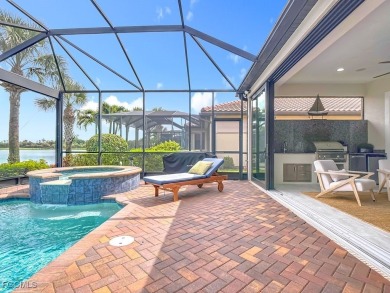 Exquisite Lake & Golf Course Estate in Porto Romano at Miromar on Miromar Lakes Golf Club in Florida - for sale on GolfHomes.com, golf home, golf lot