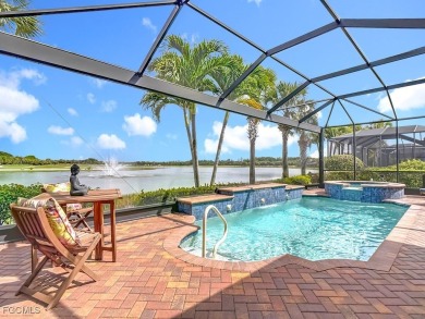 Exquisite Lake & Golf Course Estate in Porto Romano at Miromar on Miromar Lakes Golf Club in Florida - for sale on GolfHomes.com, golf home, golf lot