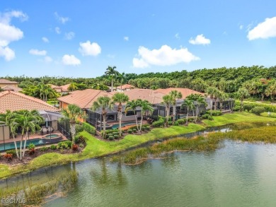 Exquisite Lake & Golf Course Estate in Porto Romano at Miromar on Miromar Lakes Golf Club in Florida - for sale on GolfHomes.com, golf home, golf lot
