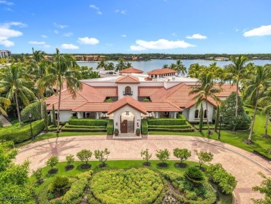 Exquisite Lake & Golf Course Estate in Porto Romano at Miromar on Miromar Lakes Golf Club in Florida - for sale on GolfHomes.com, golf home, golf lot
