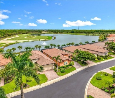 Exquisite Lake & Golf Course Estate in Porto Romano at Miromar on Miromar Lakes Golf Club in Florida - for sale on GolfHomes.com, golf home, golf lot
