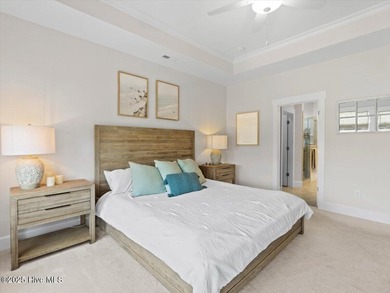 Experience exceptional coastal living at 429 Jackline Drive, a on Olde Point Golf and Country Club in North Carolina - for sale on GolfHomes.com, golf home, golf lot