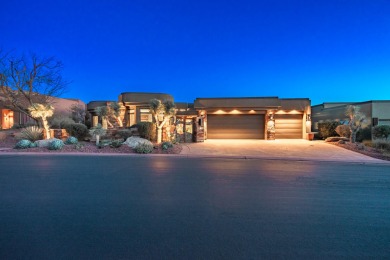This is definitely a WOW home with STUNNING VIEWS of two on Entrada at Snow Canyon in Utah - for sale on GolfHomes.com, golf home, golf lot