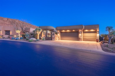This is definitely a WOW home with STUNNING VIEWS of two on Entrada at Snow Canyon in Utah - for sale on GolfHomes.com, golf home, golf lot