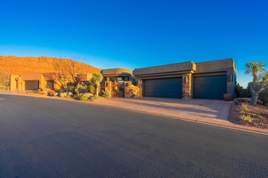 This is definitely a WOW home with STUNNING VIEWS of two on Entrada at Snow Canyon in Utah - for sale on GolfHomes.com, golf home, golf lot