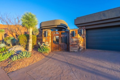 This is definitely a WOW home with STUNNING VIEWS of two on Entrada at Snow Canyon in Utah - for sale on GolfHomes.com, golf home, golf lot