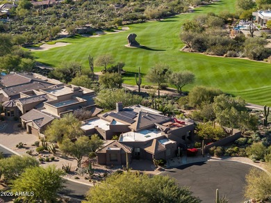Located within the prestigious gated community of The Monument on Troon North Golf Club  in Arizona - for sale on GolfHomes.com, golf home, golf lot