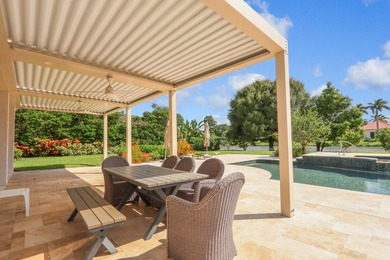 NEARLY ONE ACRE LOT! Breathtaking lakefront beauty is showcased on Frenchmans Creek Country Club in Florida - for sale on GolfHomes.com, golf home, golf lot